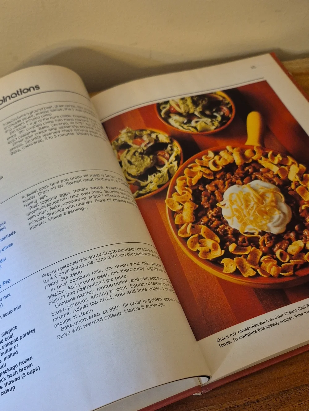 Vintage 1961 & 1977 Better Homes And Gardens Casserole Cookbooks